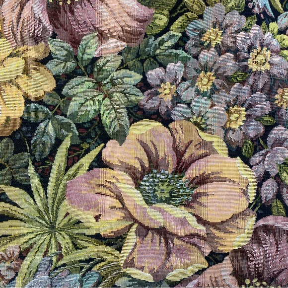 Top Shop Jacquard multi-colored Grannie Chic Floral Tapestry Weave Mini Skirt 8 - Picture 9 of 14